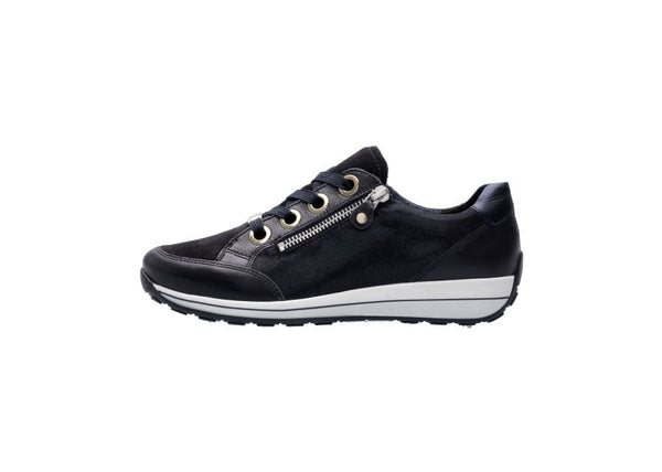ARA 12-44587 Wide Fit Sneaker - Navy