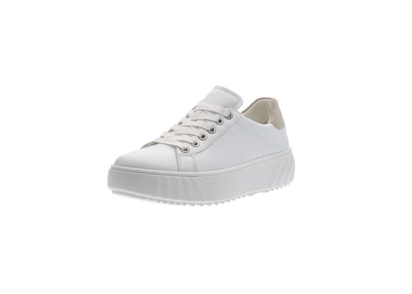 ARA 12-46523 Laced Sneaker - White/Shell