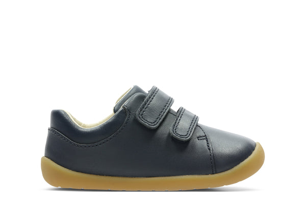 Clarks Roamer Craft Toddlers Velcro - Navy Leather