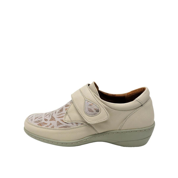 Softmode "ELMA"  Leather/Stretch Casual - Beige