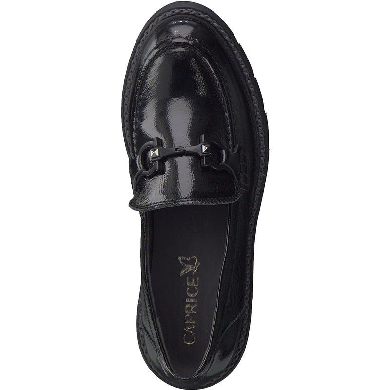 Caprice 24708 Chunky Loafer - Black Patent