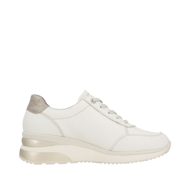 Remonte D2414-80 Laced Sneaker - White Combi