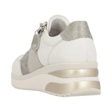 Remonte D2414-80 Laced Sneaker - White Combi