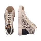 N5931-62 Laced High Top Boot - Beige Combi