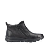 Rieker Z0060-00 Double Zip Ankle Boot - Black