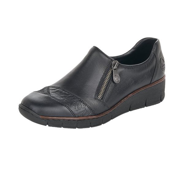Rieker 53761-00 Womens Casual Shoe - Black