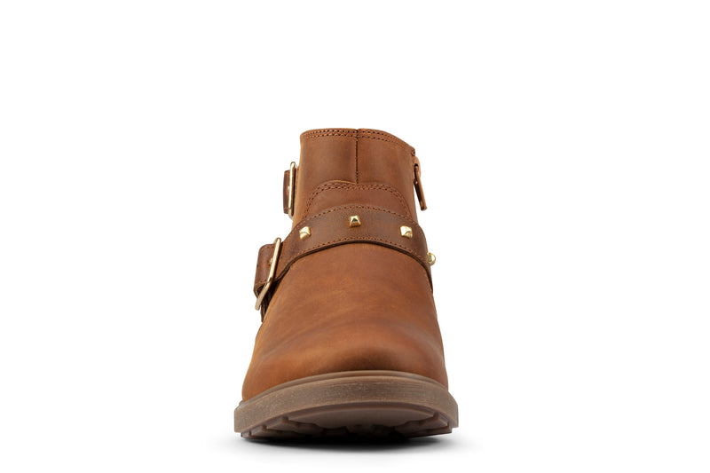 Clarks Astrol Trim Tan Ankle Boot