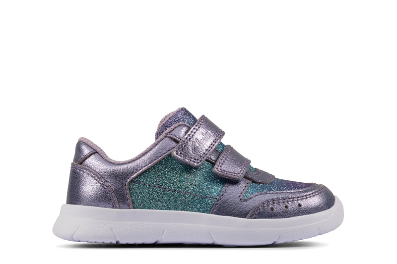 Clarks Ath Sonar Toddler  Trainer - Lilac