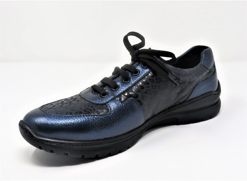 Softmode Harper Wide Fitting Laced Shoe, Navy
