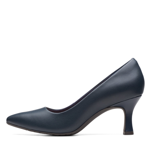 WOMENS Teresa Step Black Leather High Heels | Clarks US