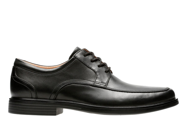 Clarks Un Aldric Park Mens Formal Laced Leather Shoe - Black