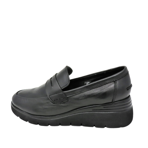 ARA 1253702 Wedge Loafers - Black