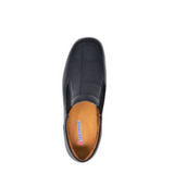 Softmode "FLORA" Wide Fit Slip On Casual - Navy